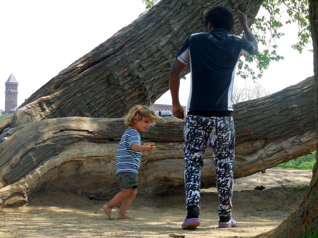 dancing with the locals ...