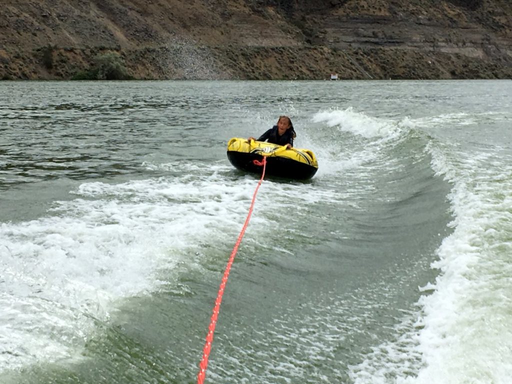 crazy solo tubing ...