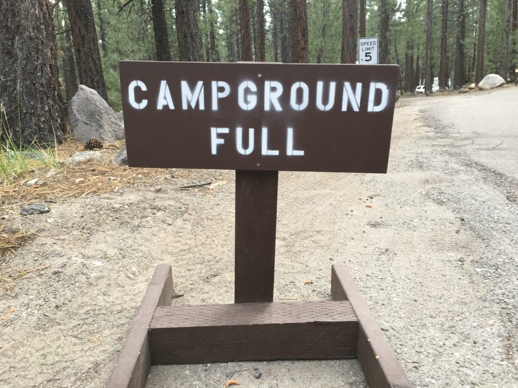 we saw this sign at too many campgrounds!